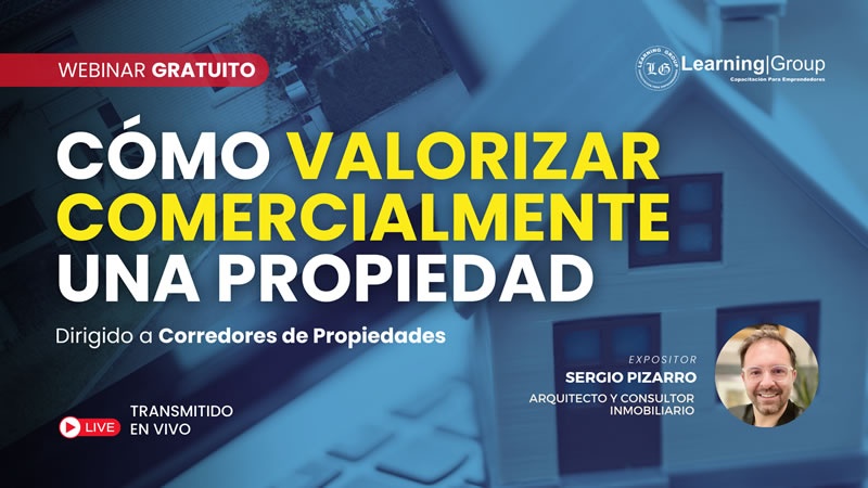 Webinar Cómo valorizar comercialmente una propiedad