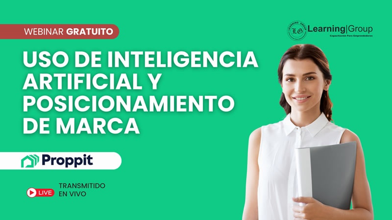 Webinar Uso de inteligencia Artificial y Posicionamiento de Marca con Proppit